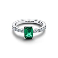 Anello Pandora Donna Classic Stone in Argento Cubic Zirconia 194506C01-52 - 194506C01-52